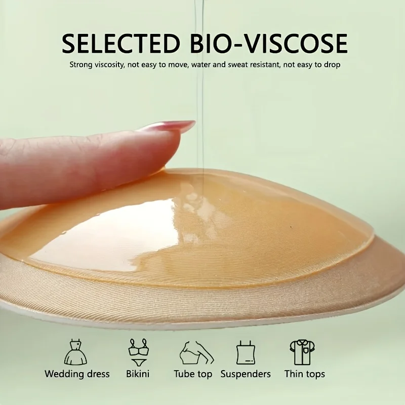 1 par de inserciones de sujeta - Push Up Bra Silicone reseña y precio