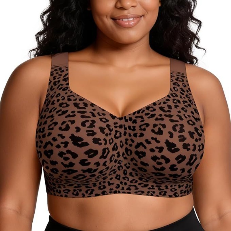 Sujetadores Leopard Jelly sin  - Minimizer Bra Women reseña y precio