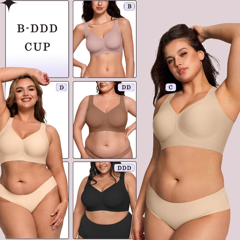 Sujetador inalámbrico de gelat - Minimizer Bra Women reseña y precio
